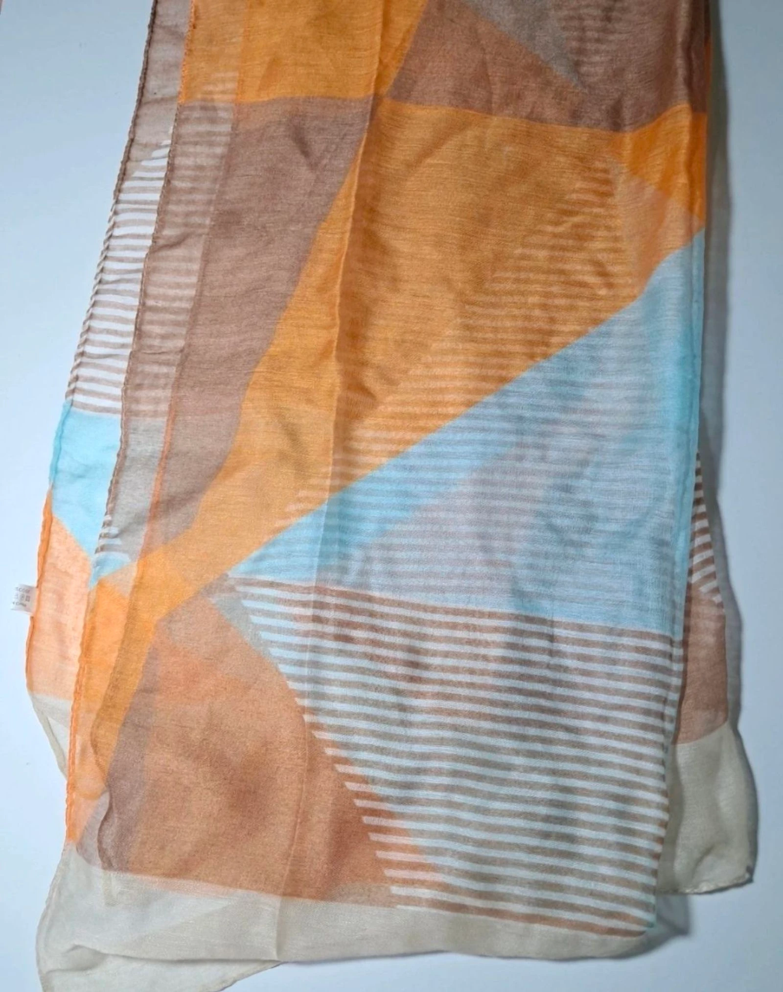 🧣 Lichte sjaal in warme tinten 🧣 – photo 4